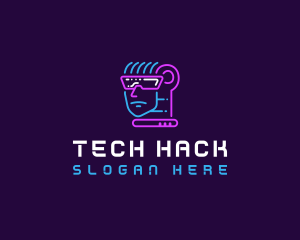 Neon VR Tech logo design