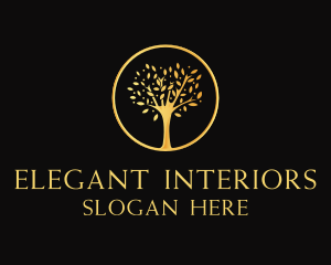 Elegant Tree Luxury logo design