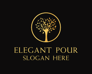 Elegant Tree Luxury logo design