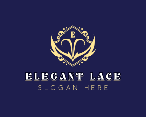 Elegant Shield Wings logo design