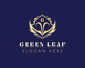 Elegant Shield Wings logo design