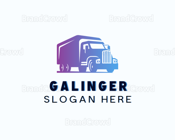 Transportation Truck Delivery Logo