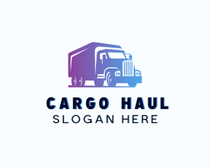 Transportation Truck Delivery logo design