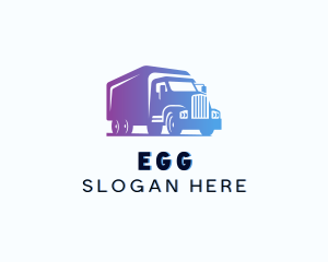 Trucking - Transportation Truck Delivery logo design