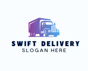Delivery - Transportation Truck Delivery logo design