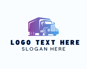 Transportation Truck Delivery Logo