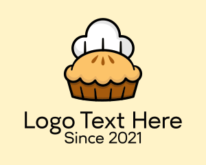 Cupcake - Chef Dessert Pie logo design