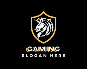 Mad Unicorn Shield Gaming Logo