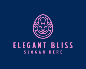 Celebration - Easter Egg Bunny logo design