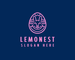 Party - Easter Egg Bunny logo design