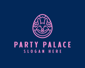 Easter Egg Bunny  logo design