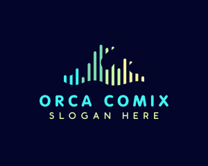 Ocean Sound Wave Logo
