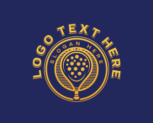 League - Pickleball League Tournament logo design