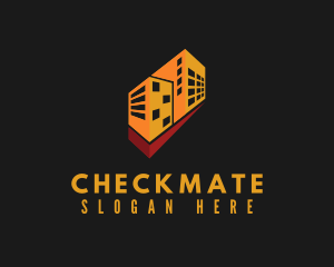 Check Building Developer logo design