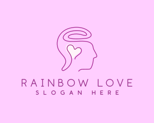 Mental Health Love logo design