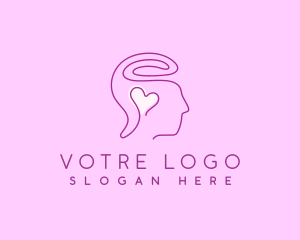 Care - Mental Health Love logo design