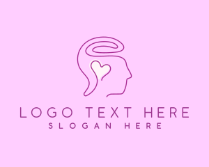 Neurology - Mental Health Love logo design
