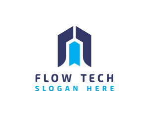 Arrow Tech Software logo design