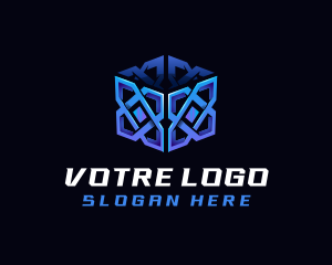 Cyber Software Cube Logo