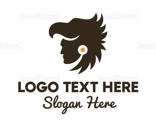 Eagle Head Aztec Hunter Logo