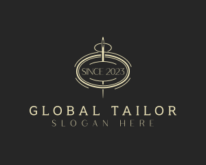 Tailor Needle Thread logo design