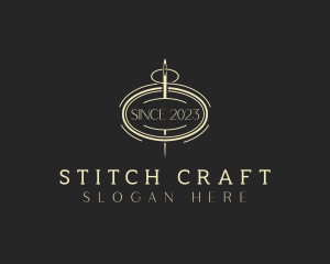 Tailor Needle Thread logo design