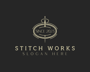 Alterations - Tailor Needle Thread logo design