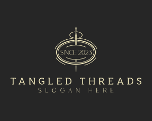 Tailor Needle Thread logo design