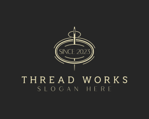 Tailor Needle Thread logo design