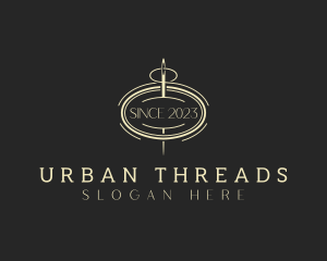 Tailor Needle Thread logo design