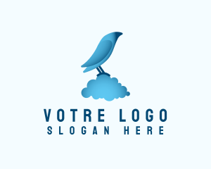 Blue Bird Cloud Logo