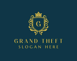 Golden - Golden Boutique Shield logo design