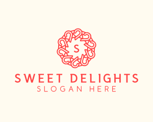 Lollipop - Candy Cane Decoration logo design