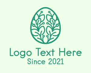 Bio - Easter Egg Plant logo design