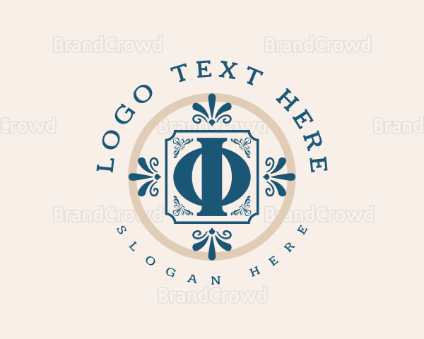 Luxury Greek Phi Logo