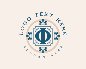 Alphabet - Luxury Greek Phi logo design