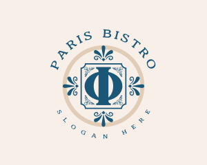 Luxury Greek Phi logo design