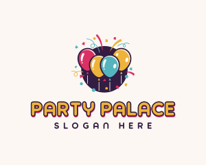 Celebration Birthday Party logo design