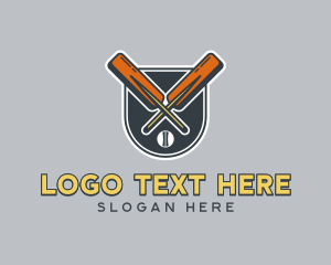 League - League Cricket Tournament logo design