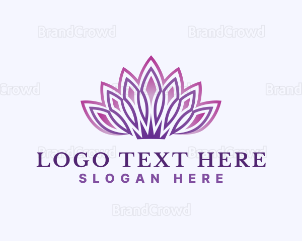 Tiara Crown Lotus Logo