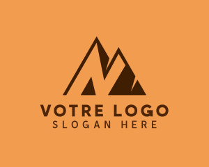 Mountaineer - Mountain Peak Letter N logo design