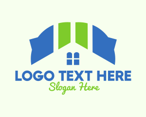 House Loan - Home Real Estate logo design