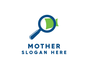 Zoom Magnifying Glass Logo