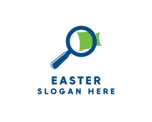 Magnifier - Zoom Magnifying Glass logo design