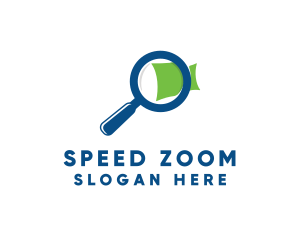 Zoom - Zoom Magnifying Glass logo design