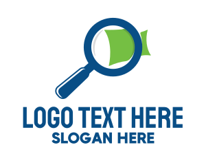 Search Engine - Zoom Magnifying Glass logo design
