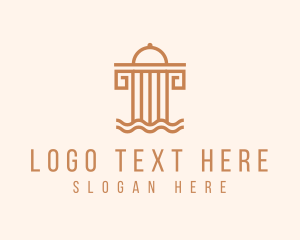 Ancient - Cloche Column Dining logo design
