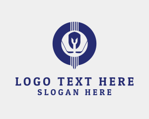 Blue - Hockey Spartan Golf logo design