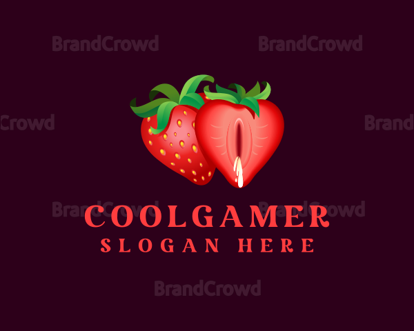 Naughty Seductive Strawberry Logo