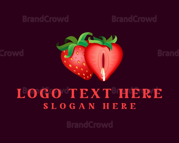 Naughty Seductive Strawberry Logo